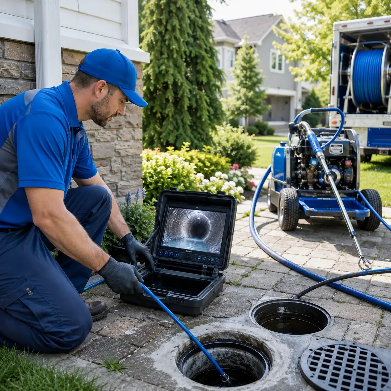 Outdoor drain cleaning professionals serving Wernersville, PA
